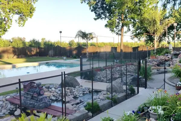 Residential Removable Pet Pool Fence in Fresno, CA