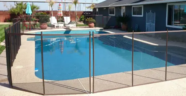 Affordable Removable Mesh Pool Fence Systems Tulare