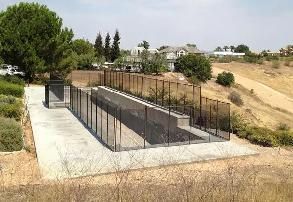 5' Tall Black Mesh Removable Fencing near Madera, CA