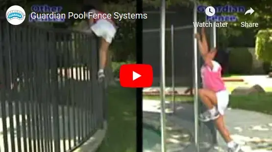 Child-Safe Removable Pool Fence System Installation