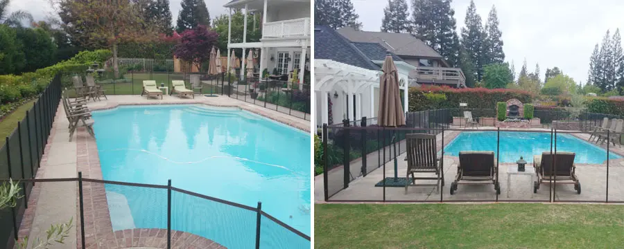 Removable Mesh Pool Safety Fence Contractor Reedley