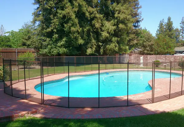 Custom Designed Removable Pool Fencing Installation